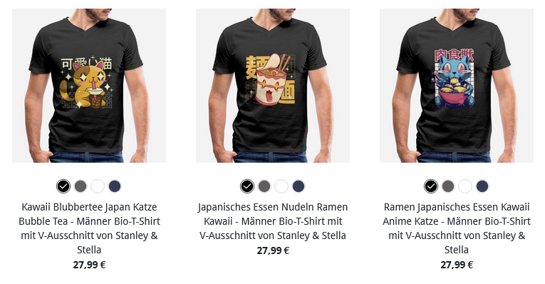 Kawaii Männer T-Shirts » Riesige Auswahl an Größen, Farben & Styles