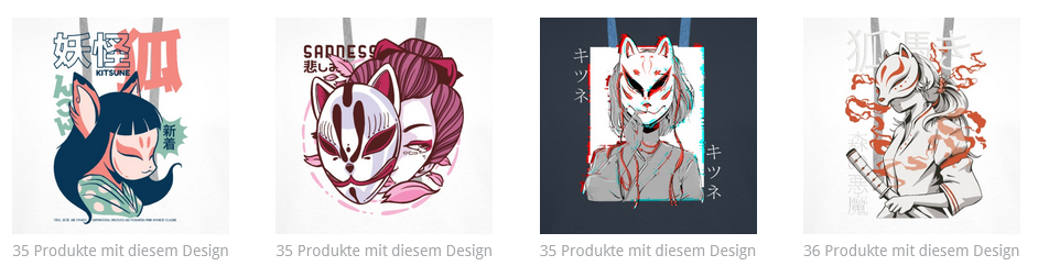 Kitsune - japanische kitsune Yokai Fabelwesen Kreatur