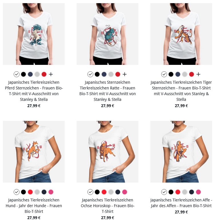 Tierkreiszeichen Frauen T-Shirts
