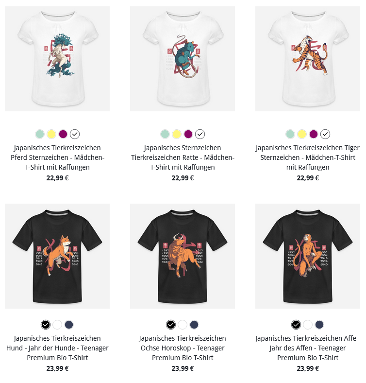 Tierkreiszeichen Kinder T-Shirt